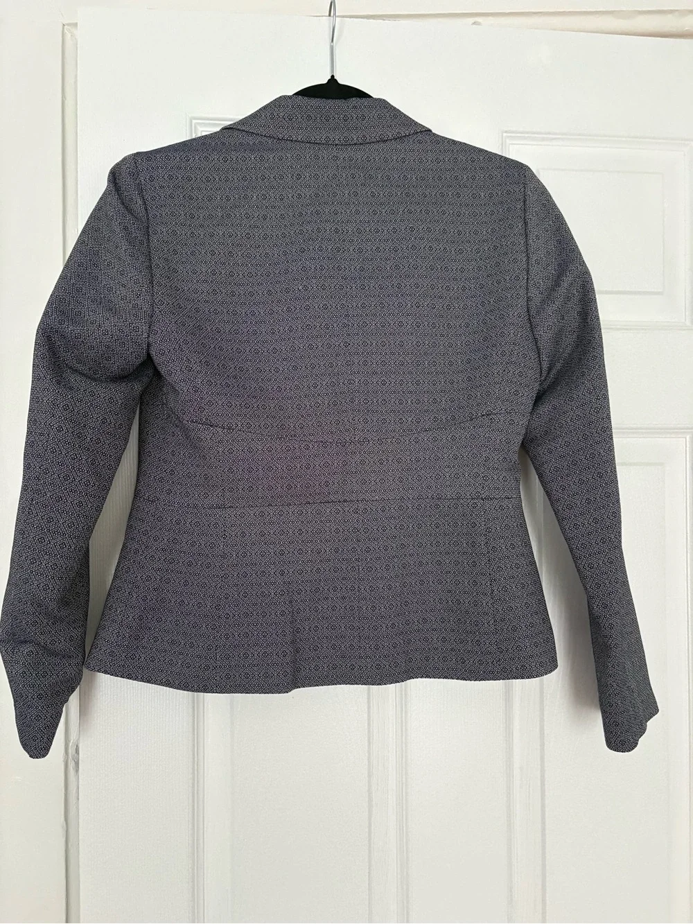 Le Suit Petite Geo Print Two-Button Blazer Jacket Size 4P